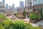 Residential space landscape upgrade high-end apartment roof garden
