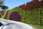 Road landscape upgrade enclosure plant wall