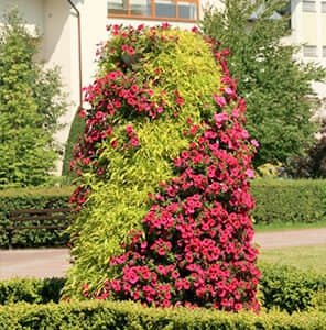 Kapan style landscape flower tower