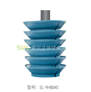 Floor package lamp pole Greening - Cylindrical