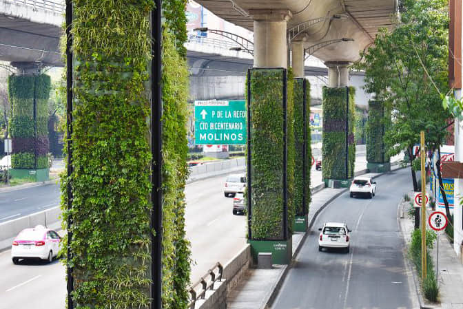 Landscape improvement of viaduct