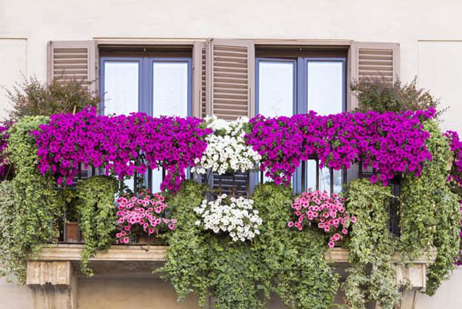 Residential space landscape upgrade high end villa balcony garden