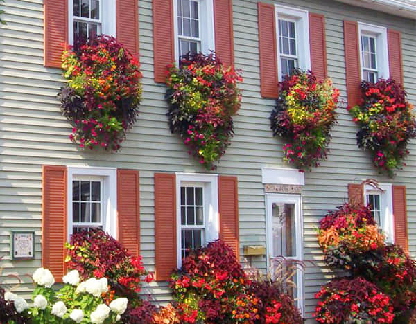 Window sill beautification solution display